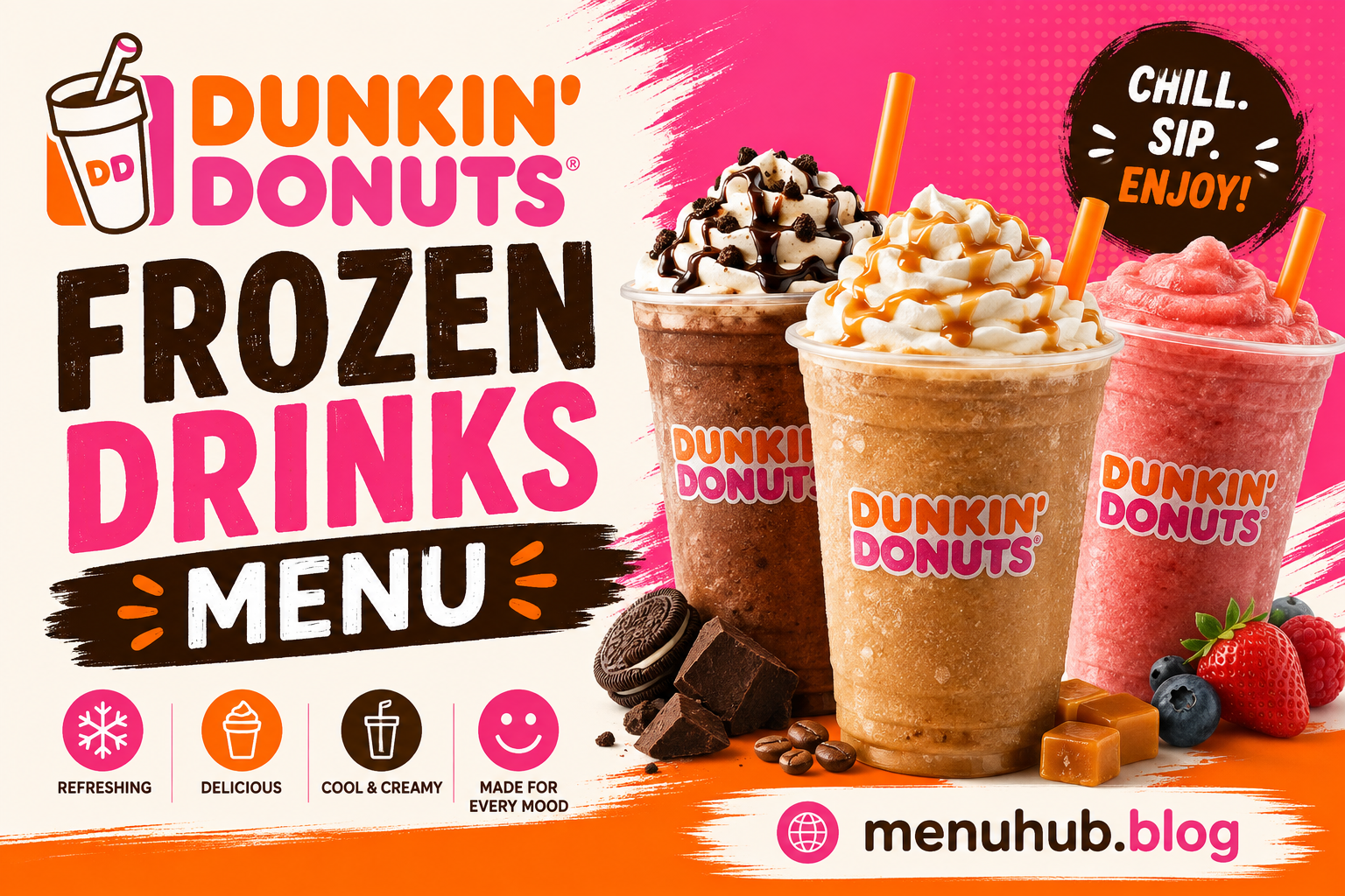 Dunkin Donuts Frozen Drinks Menu with Prices 2026