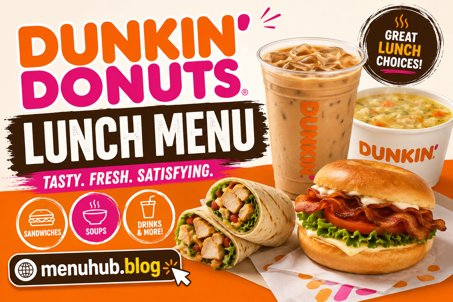 Dunkin Donuts Lunch Menu with Prices 2026