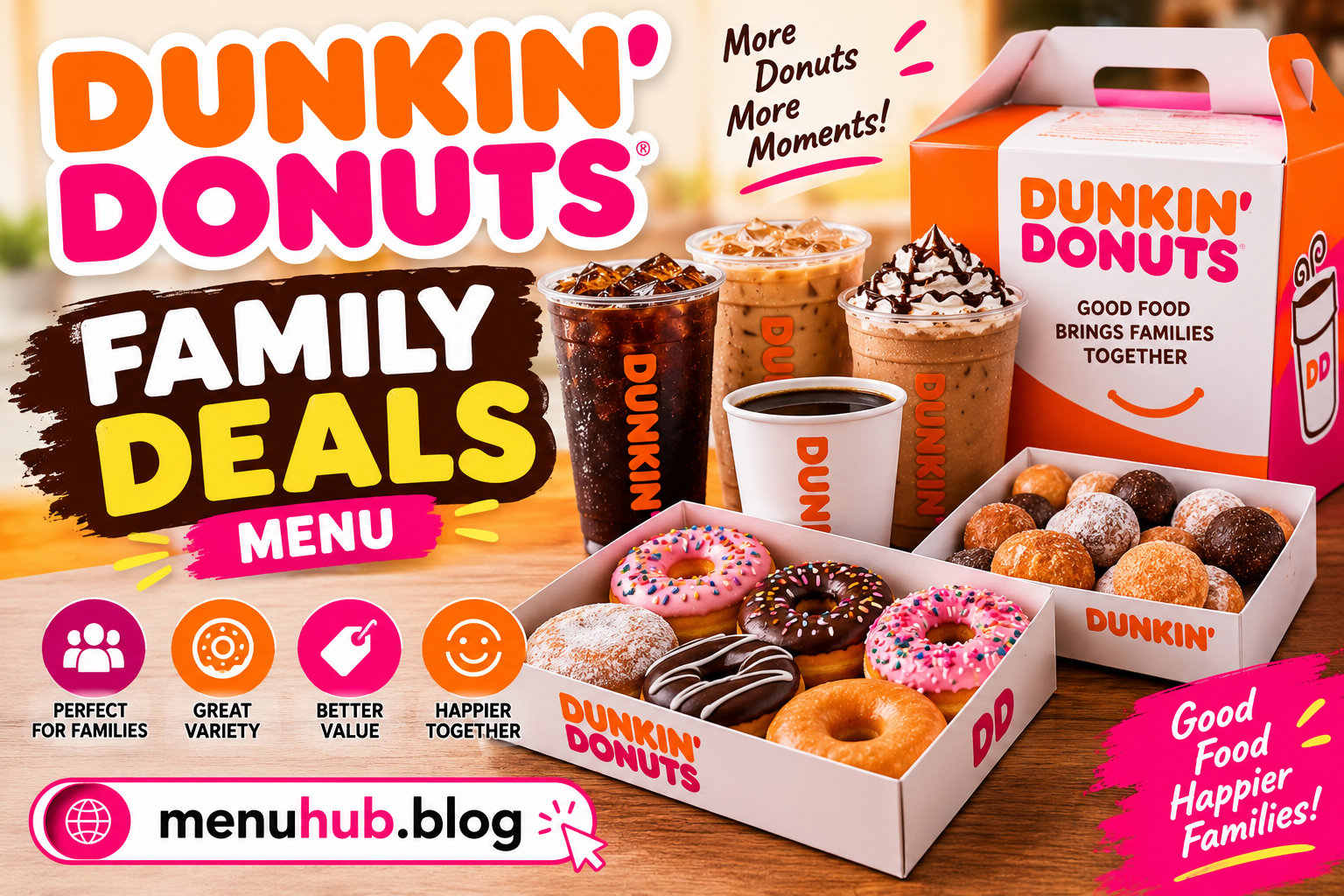 Dunkin Donuts Family Deals Menu with Prices 2026