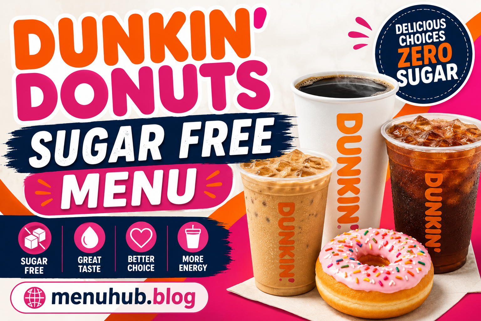 Dunkin Donuts Sugar Free Menu with Prices 2026 – Latest Menu Deals & Prices