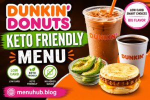Dunkin Donuts Keto Friendly Menu with Prices 2026
