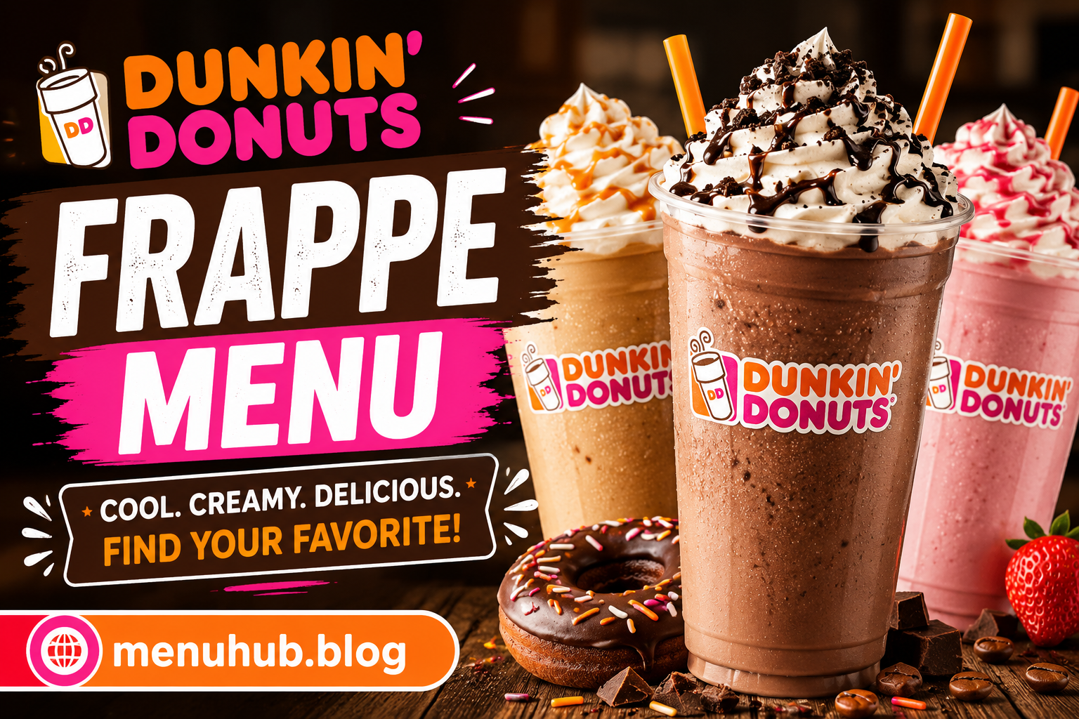 Dunkin Donuts Frappe Menu with Prices 2026 – Latest Menu Deals & Prices