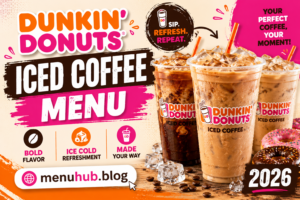 Dunkin Donuts Iced Coffee Menu with Prices 2026