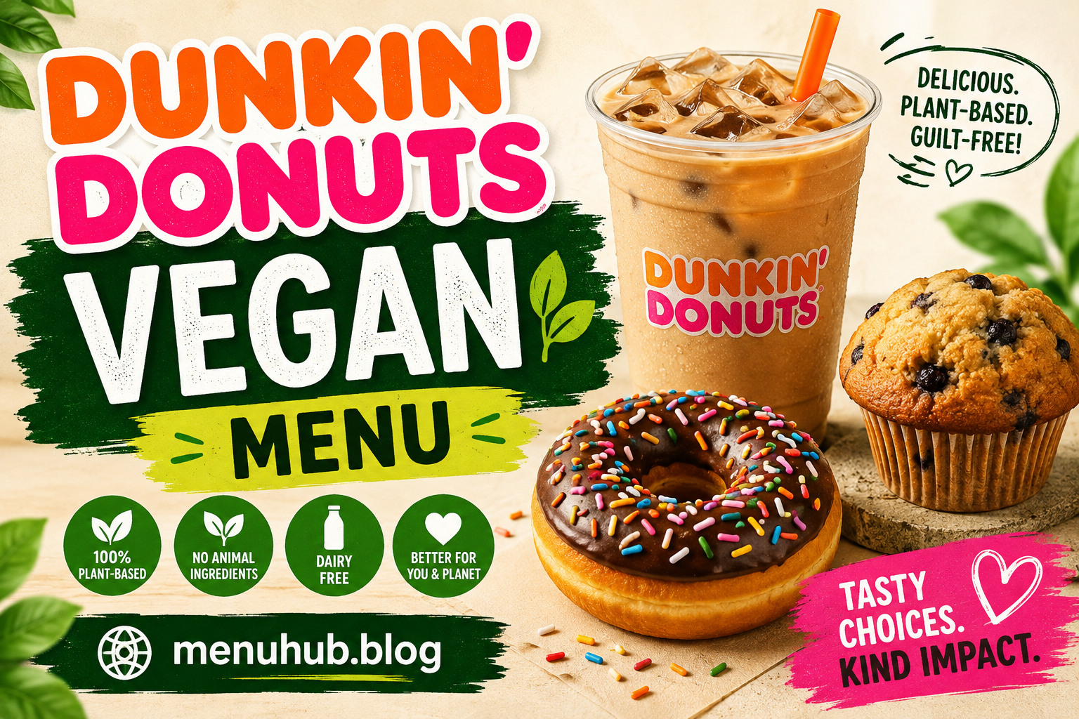 Dunkin Donuts Vegan Menu with Prices 2026 – Latest Menu Deals & Prices
