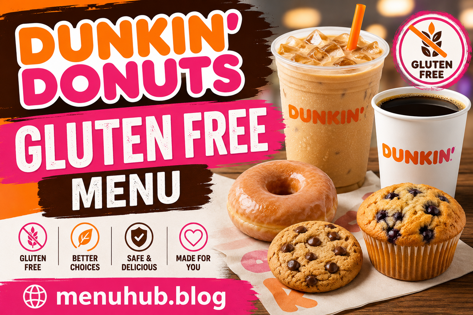 Dunkin Donuts Gluten Free Menu with Prices 2026 – Latest Menu Deals & Prices
